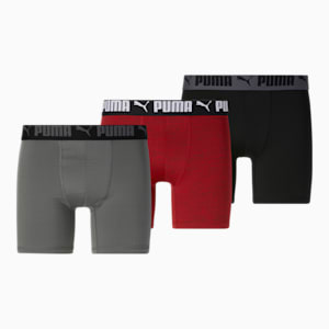 Men's Athletic Boxer Briefs [3 Pack], Puma sampson Plus Hoodie à petit logo Noir, extralarge